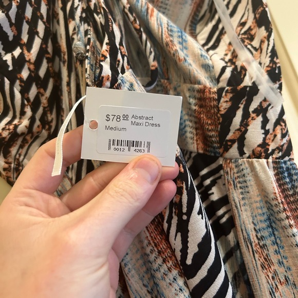 Abstract maxi dress - Picture 4 of 5